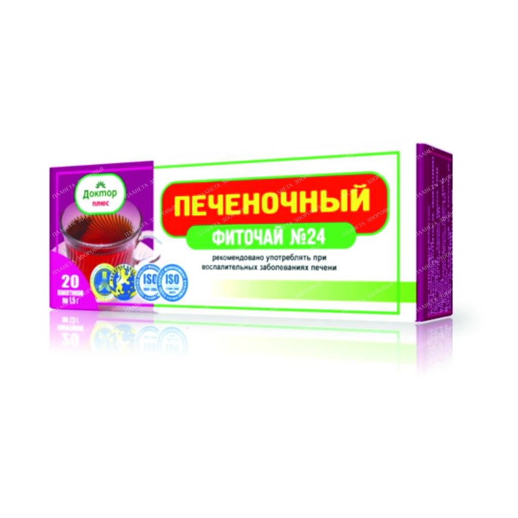 Herbal tea No. 24 "Liver" filter bags 1.5g No. 20
