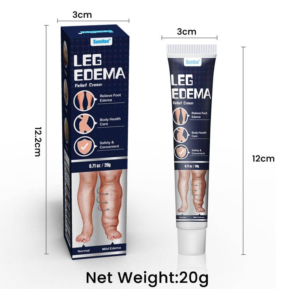 FOLLNSI Blue Ointment for Leg Swelling Relief #11