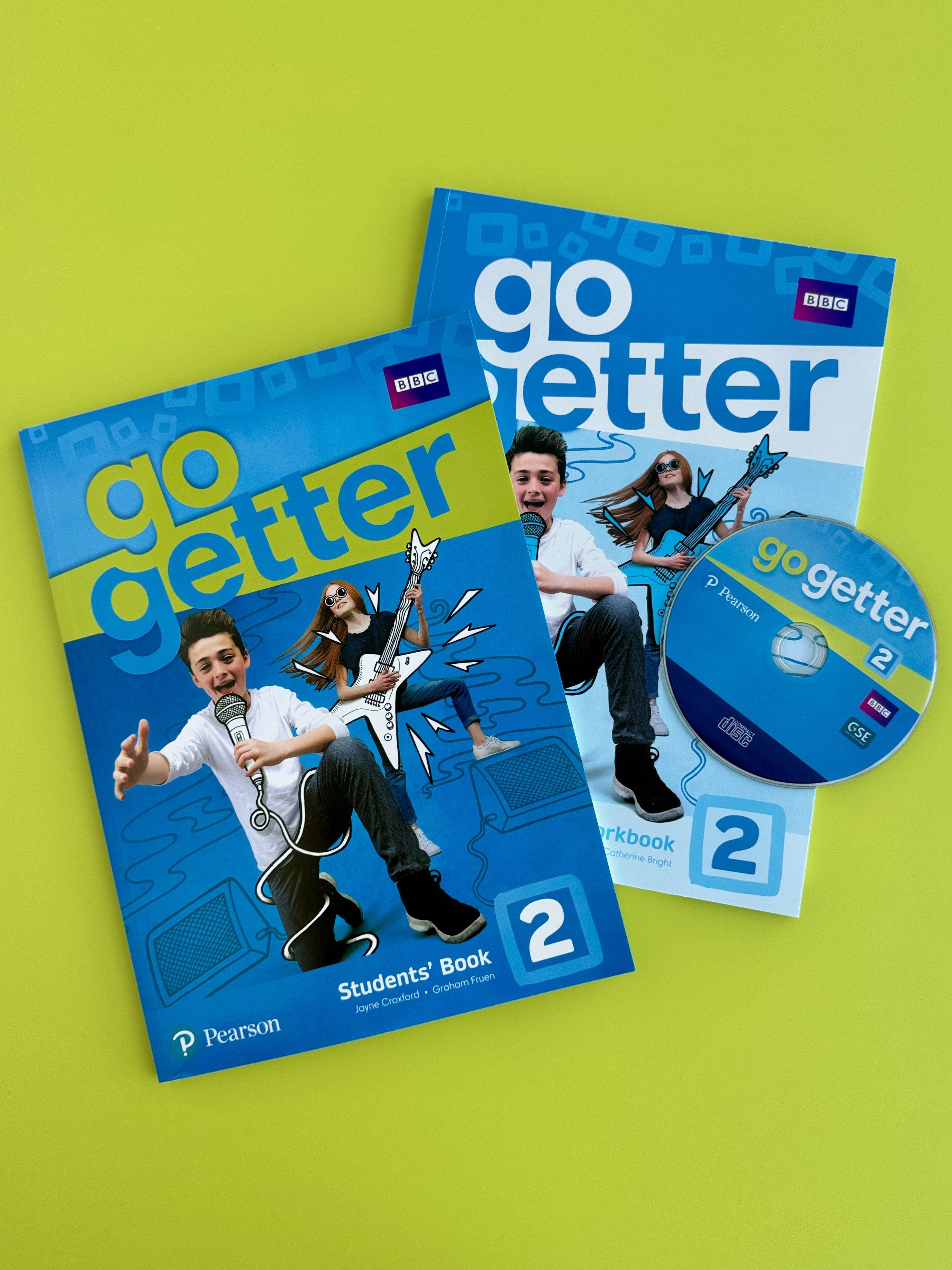 Комплект Go Getter 2: Students' Book + WorkBook (учебник и рабочая тетрадь, 2 книги) + CD | Go Getter 2: Student's Book + Workbook + CD