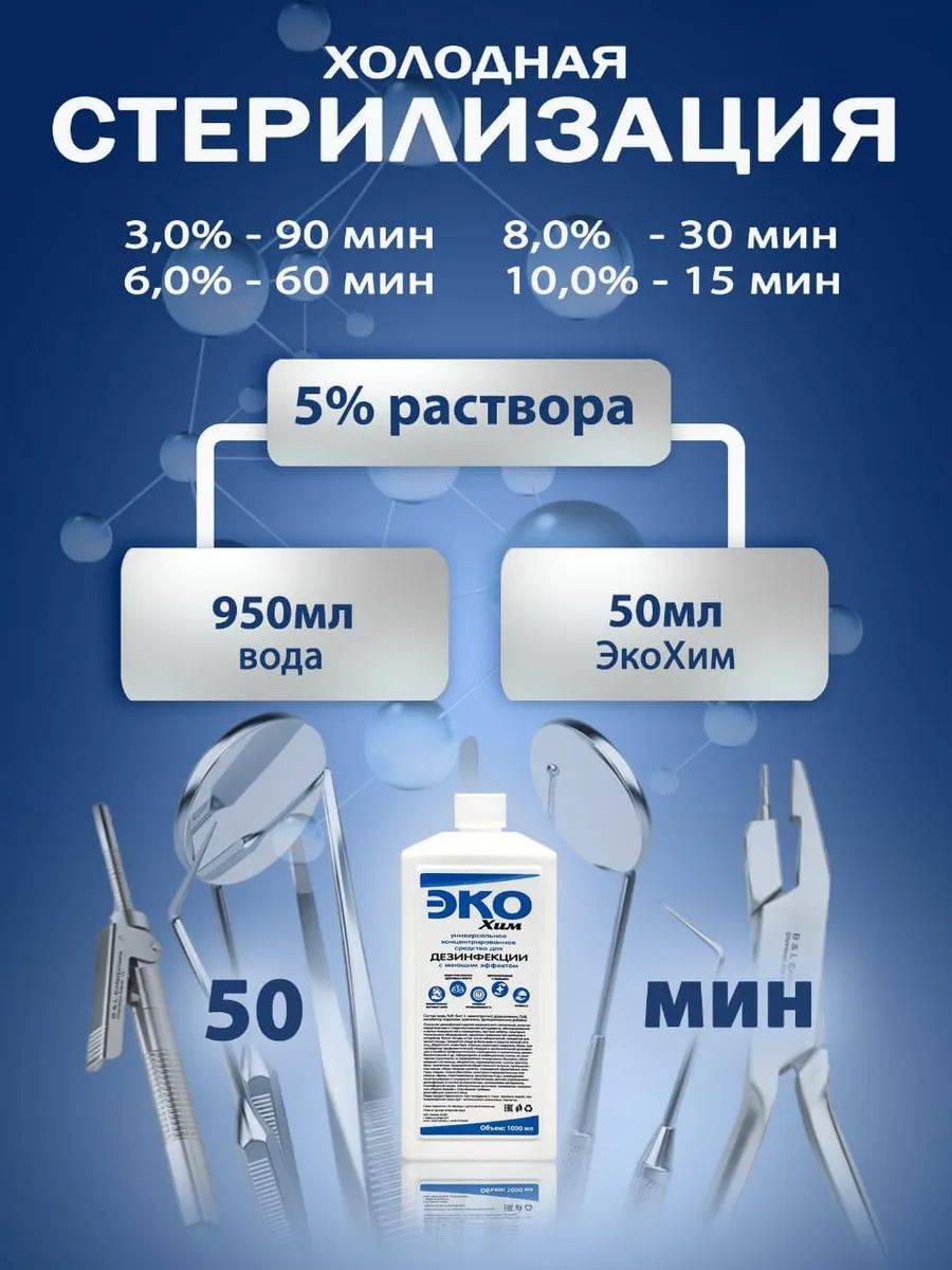 EKOKhIM Universal Disinfectant Cleaning Solution 1L #15