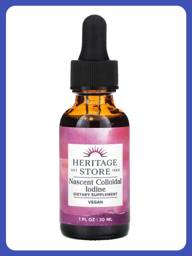 Heritage Store Atomic Colloidal Iodine, 30 ml – Dietary Supplement for Thyroid Support #1