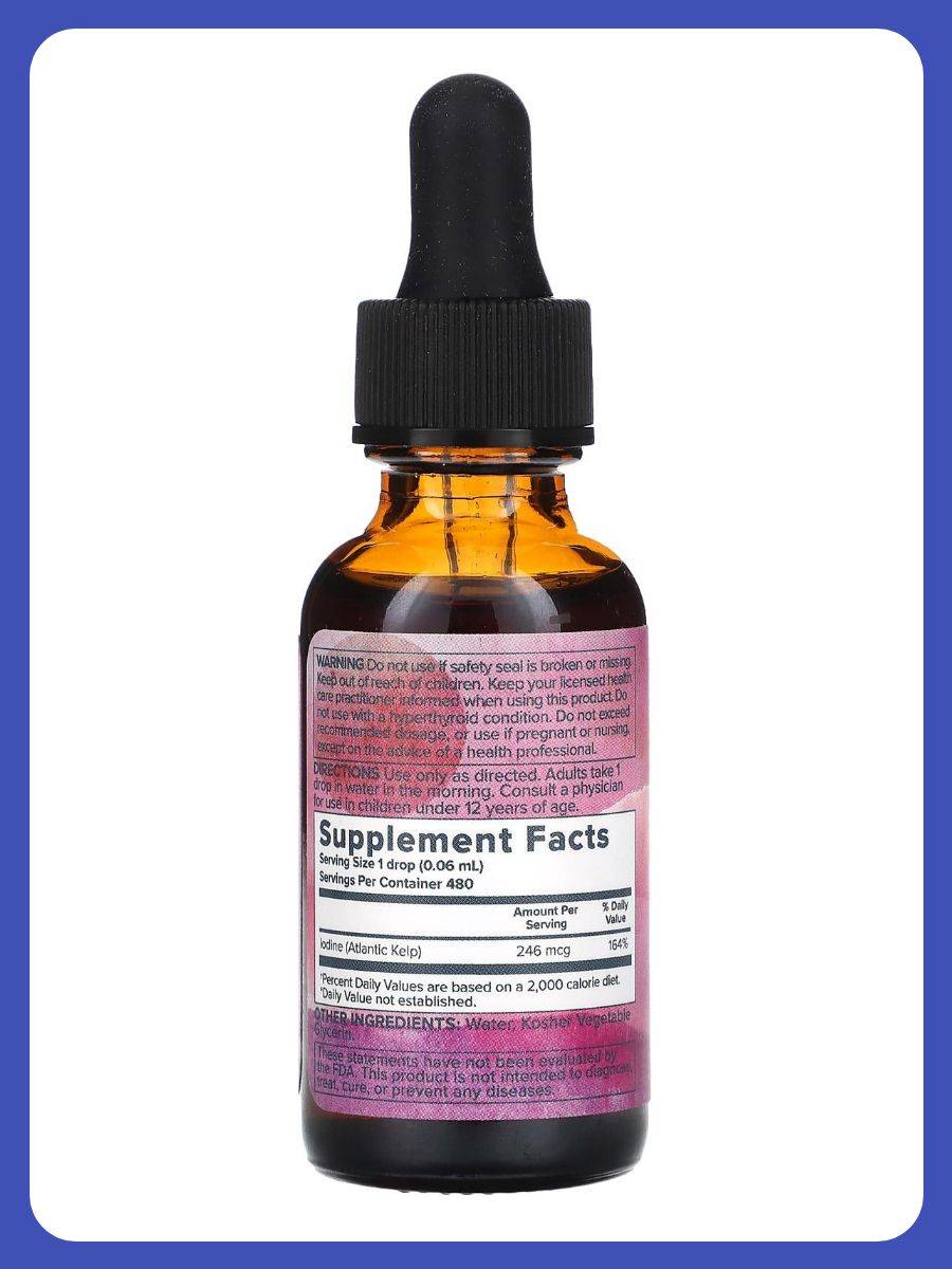 Heritage Store Atomic Colloidal Iodine, 30 ml – Dietary Supplement for Thyroid Support #2