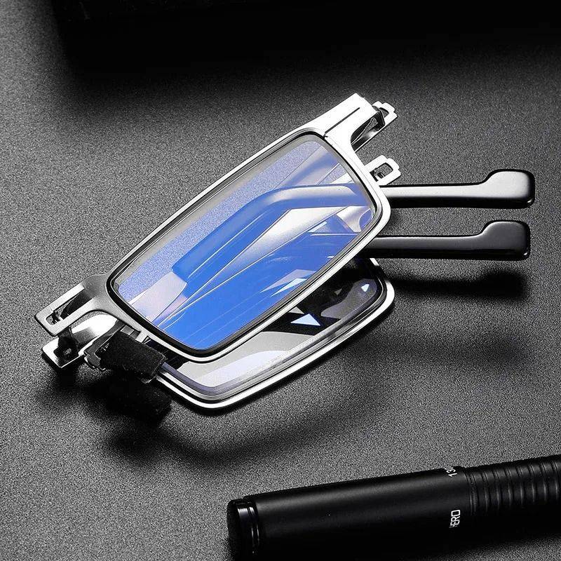 Basic Collection Computer Glasses Signal Blue Metal Frame Polycarbonate Lenses 1.00–4.00 Adult Unisex #3