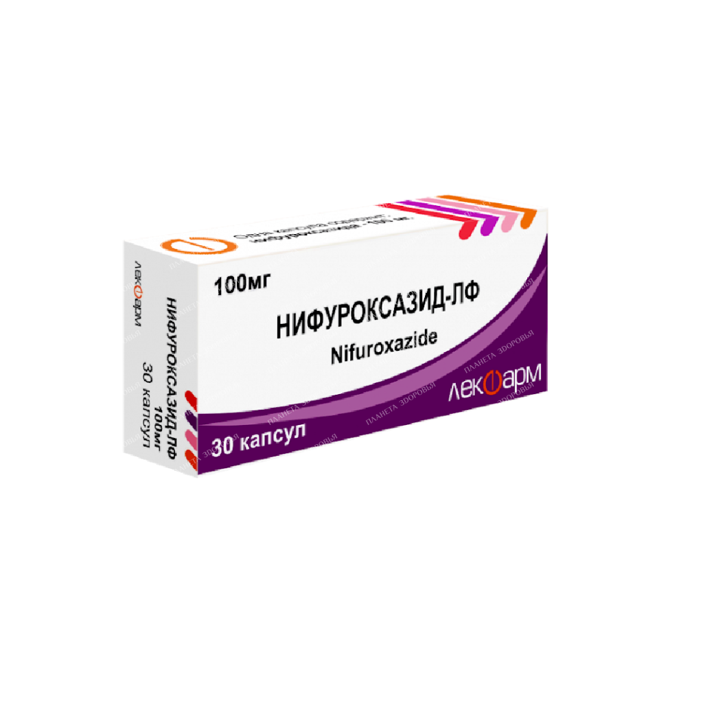 Nifuroxazide-LF capsules 100mg №10x3