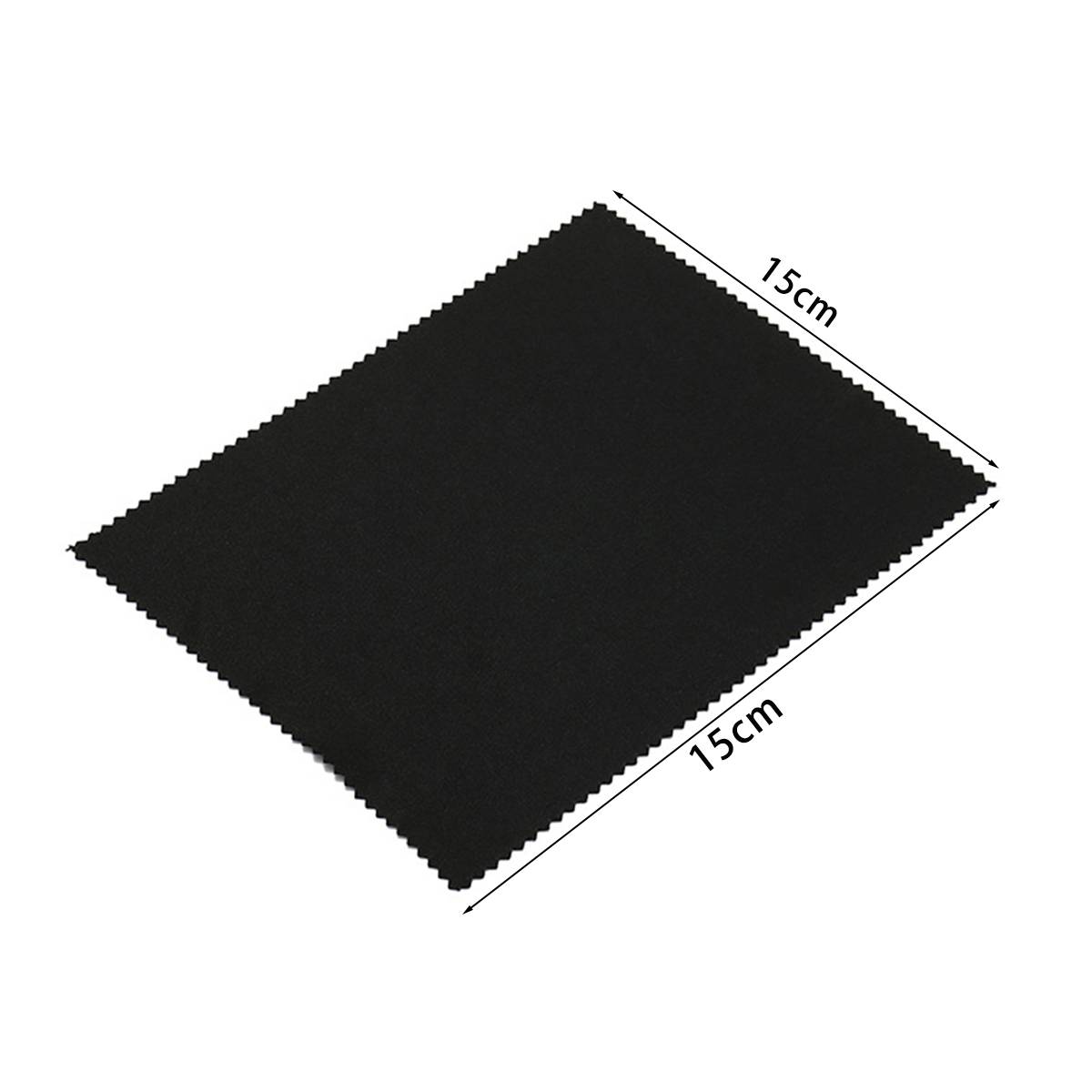 LemoLi Microfiber Glasses Cloth 15x15 cm, Dark Gray, 5 Pieces #3