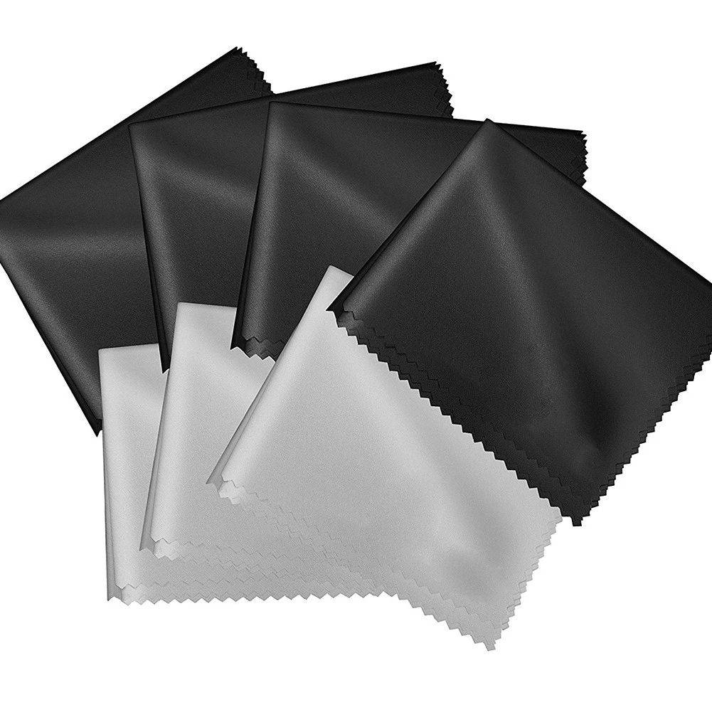 LemoLi Microfiber Glasses Cloth 15x15 cm, Dark Gray, 5 Pieces #5
