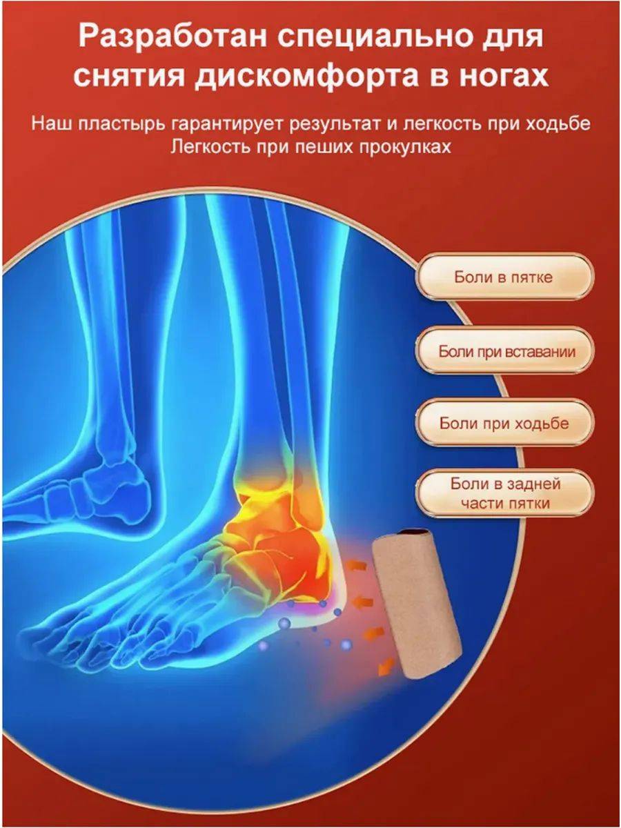 Heel Pain Relief Patches for Plantar Fasciitis & Heel Spurs, 12 Count #7