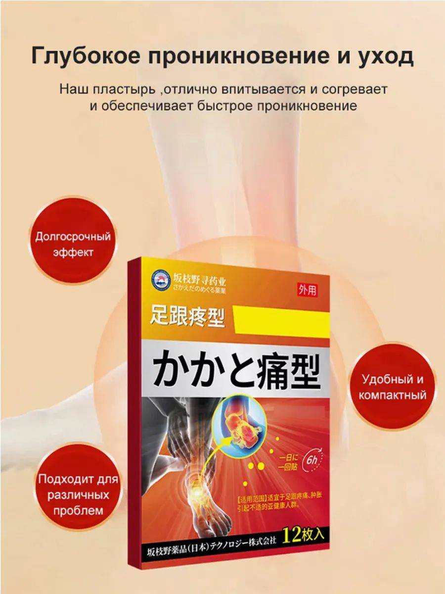 Heel Pain Relief Patches for Plantar Fasciitis & Heel Spurs, 12 Count #10