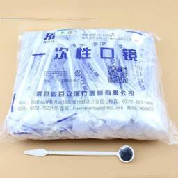 Disposable Dental Mirrors for Oral Examinations – 100-Pack, ABS Plastic, Universal Size #1