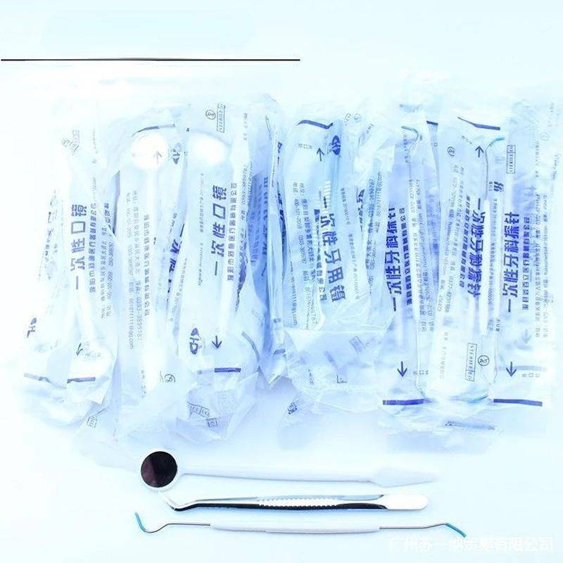 Disposable Dental Mirrors for Oral Examinations – 100-Pack, ABS Plastic, Universal Size #2