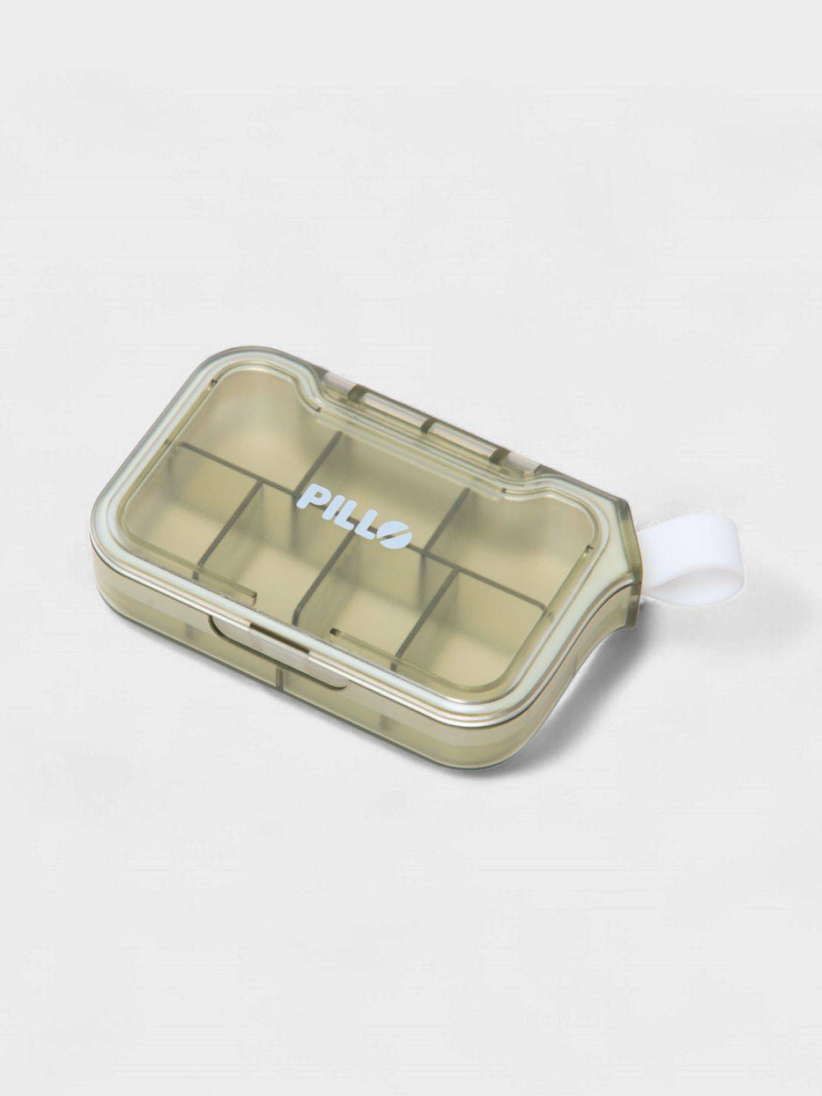 Pillo 7-Section Pill Case Green ABS Plastic - 6 Pack #6