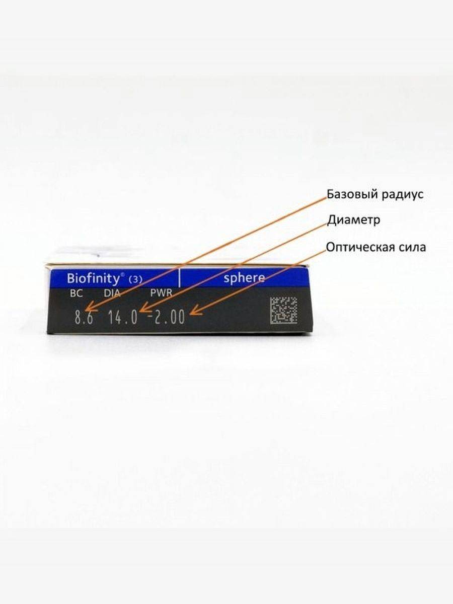 CooperVision Biofinity -2.00 8.6 Monthly Replacement Contact Lenses 3+1 Pack, Comfilcon A, 14.0 mm #6