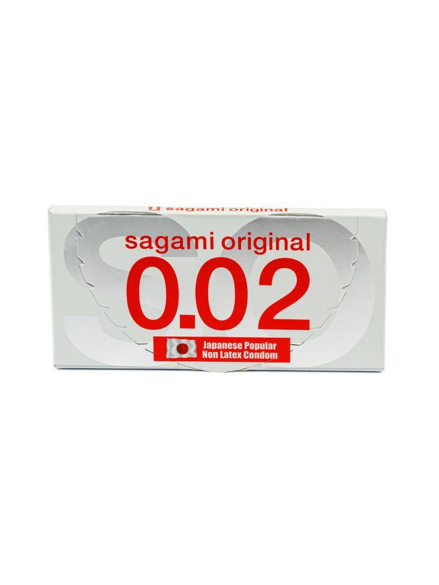 Sagami Original 0.02 Polyurethane Ultrathin Condoms - 2 Count, Large #4