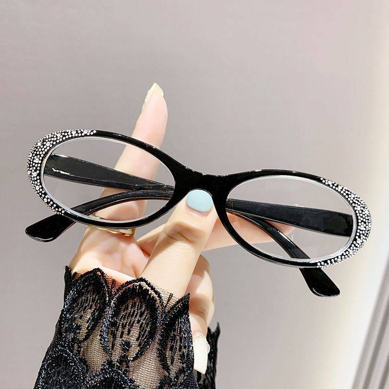 Seesdo Computer Glasses with Blue Light Protection, Oval Frame, +2.50 Purple Lenses #3