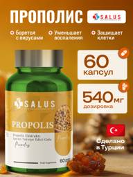 SALUS Propolis Extract 540 mg Chewable Capsules, 60 Pack #1