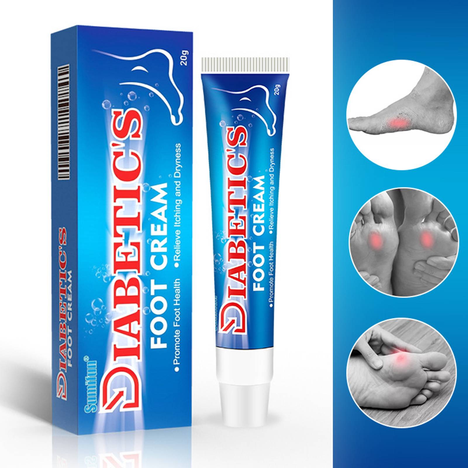 Hengjingao Diabetic Foot Cream K10 – 20ml Ointment for Diabetes Care #10