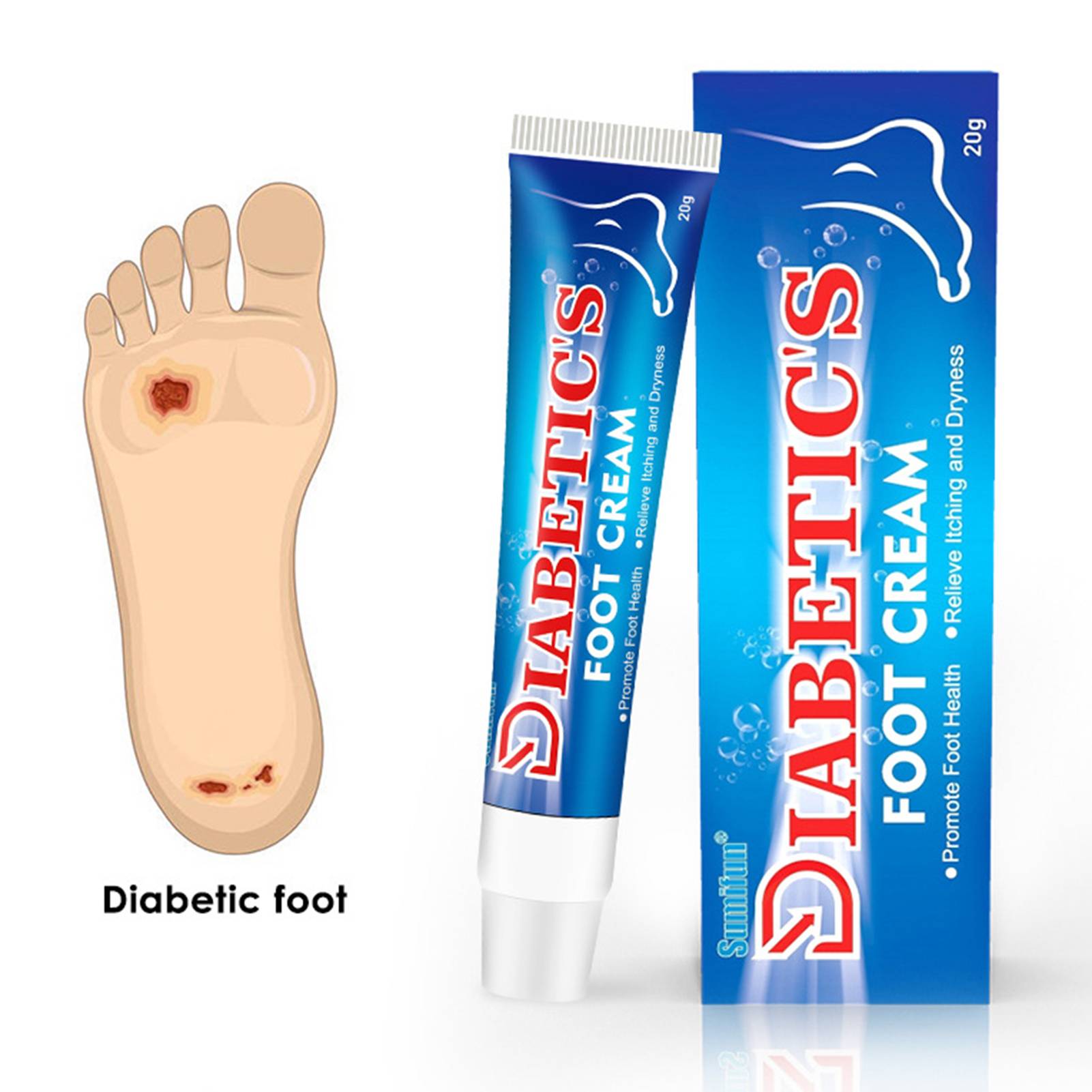 Hengjingao Diabetic Foot Cream K10 – 20ml Ointment for Diabetes Care #7