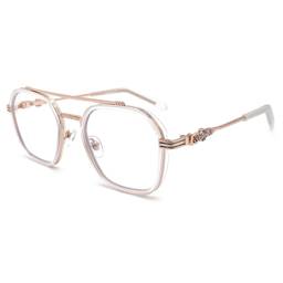 Smakhtin'S eyewear & accessories Computer Glasses Gold/Transparent Polycarbonate Lenses #1