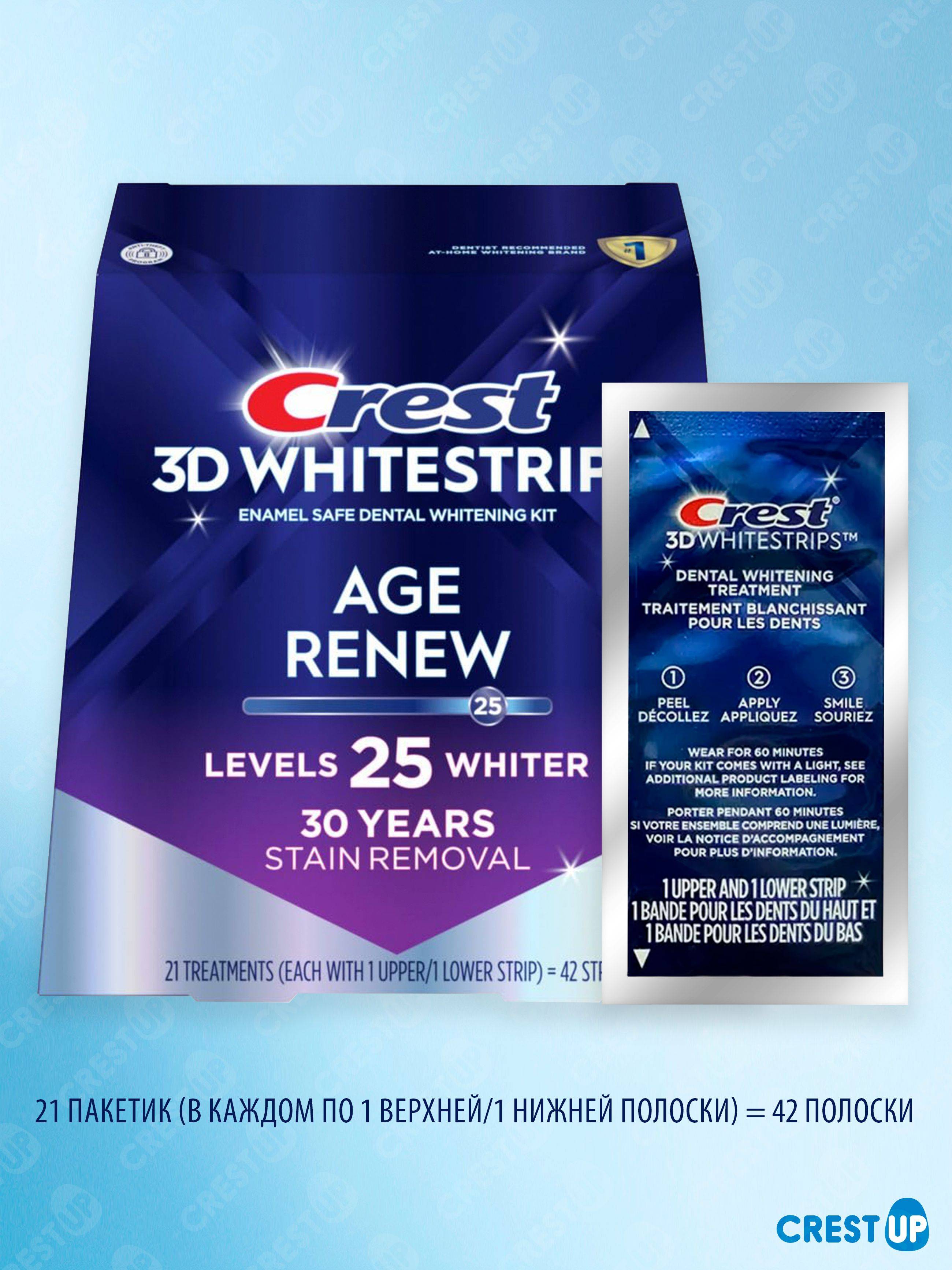 Crest 3D Whitestrips Age Renew (Supreme Bright) 21-Strip Pack #4