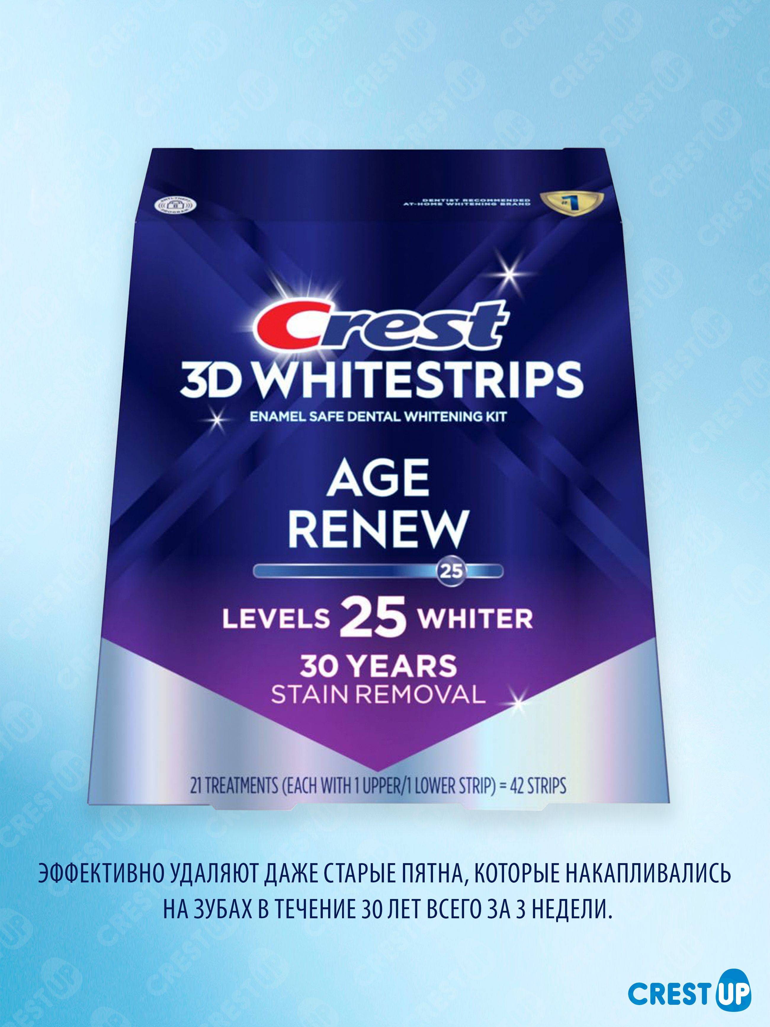 Crest 3D Whitestrips Age Renew (Supreme Bright) 21-Strip Pack #5