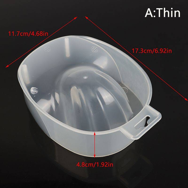 Translucent Manicure Bowl for Nails and Dead Skin
