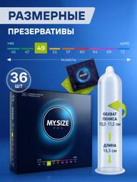 MY.SIZE Small Size 49 Condoms – 36 pcs #1