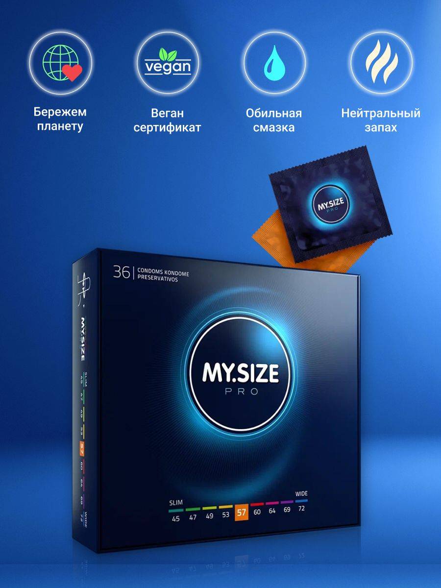 MY.SIZE Pro XXL Large Size Condoms, 36 Count #3