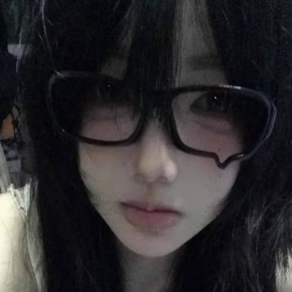 ABEAM Anime Teardrop Computer Glasses PC Frame — Female Fit, 15*4*4 cm #10