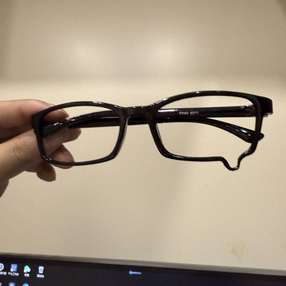 Anime Teardrop PC Glasses Frame Y2K Style, 15*4*4 cm, Polycarbonate, Unisex Fashion Eyewear #6