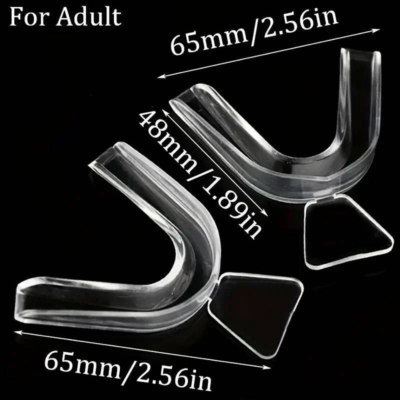 Silicone Night Guard – 2 Pairs Soft Transparent (63 mm) #6