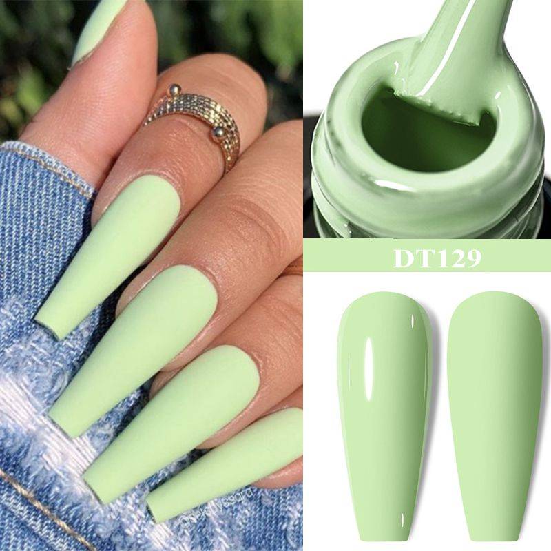 MEET ACROSS Gel Polish DT129, 7 ml, Glossy Finish