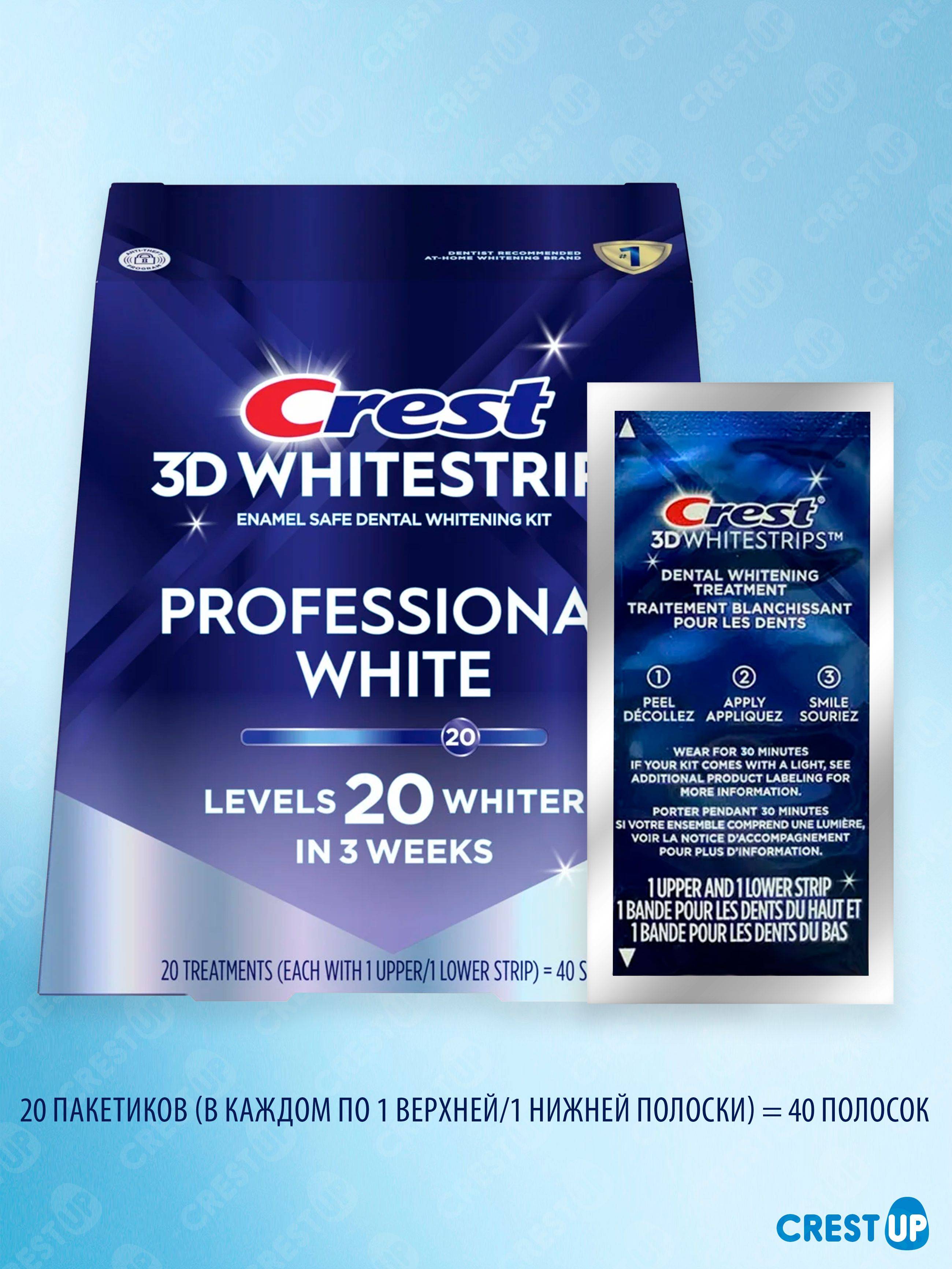 Crest 3D Whitestrips Professional White (Professional Effects) #4