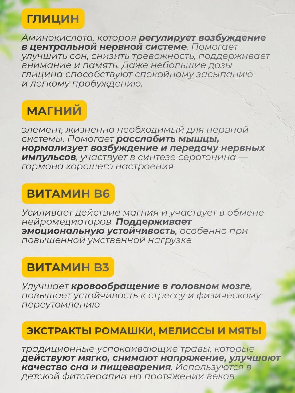 VitaMeal Glycine + B6 Gummy for Children, 65 Chewable Pastilles Black Currant Flavor #4
