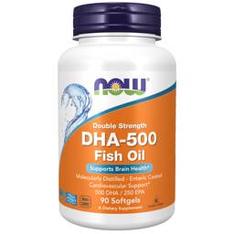 NOW DHA-500 Fish Oil Concentrate, DHA, 90 Capsules 90 Count #1