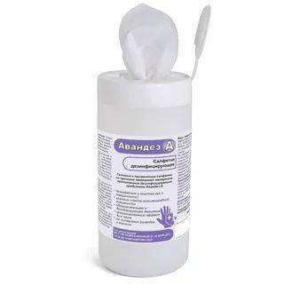 Avandez-A Disinfectant Wipes 120x180 mm Tub 180 mm, 60 Count