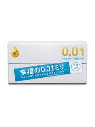 Sagami Original 0.01 Extra Lubricated Polyurethane Condoms 0.01 mm 12 pcs #1