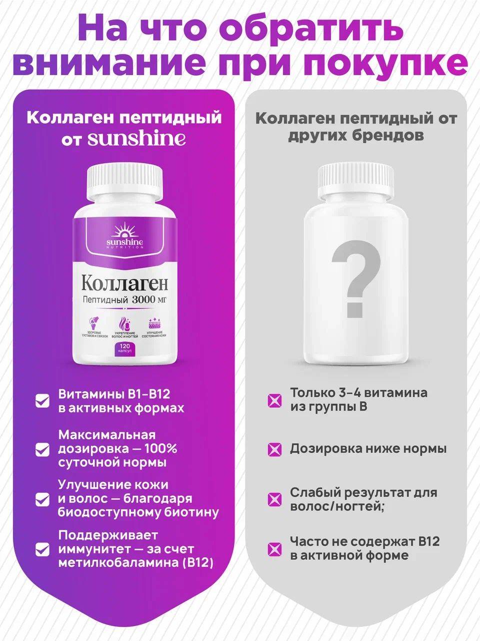 Sunshine Nutrition Collagen 3000 mg Capsules 120 Count #10