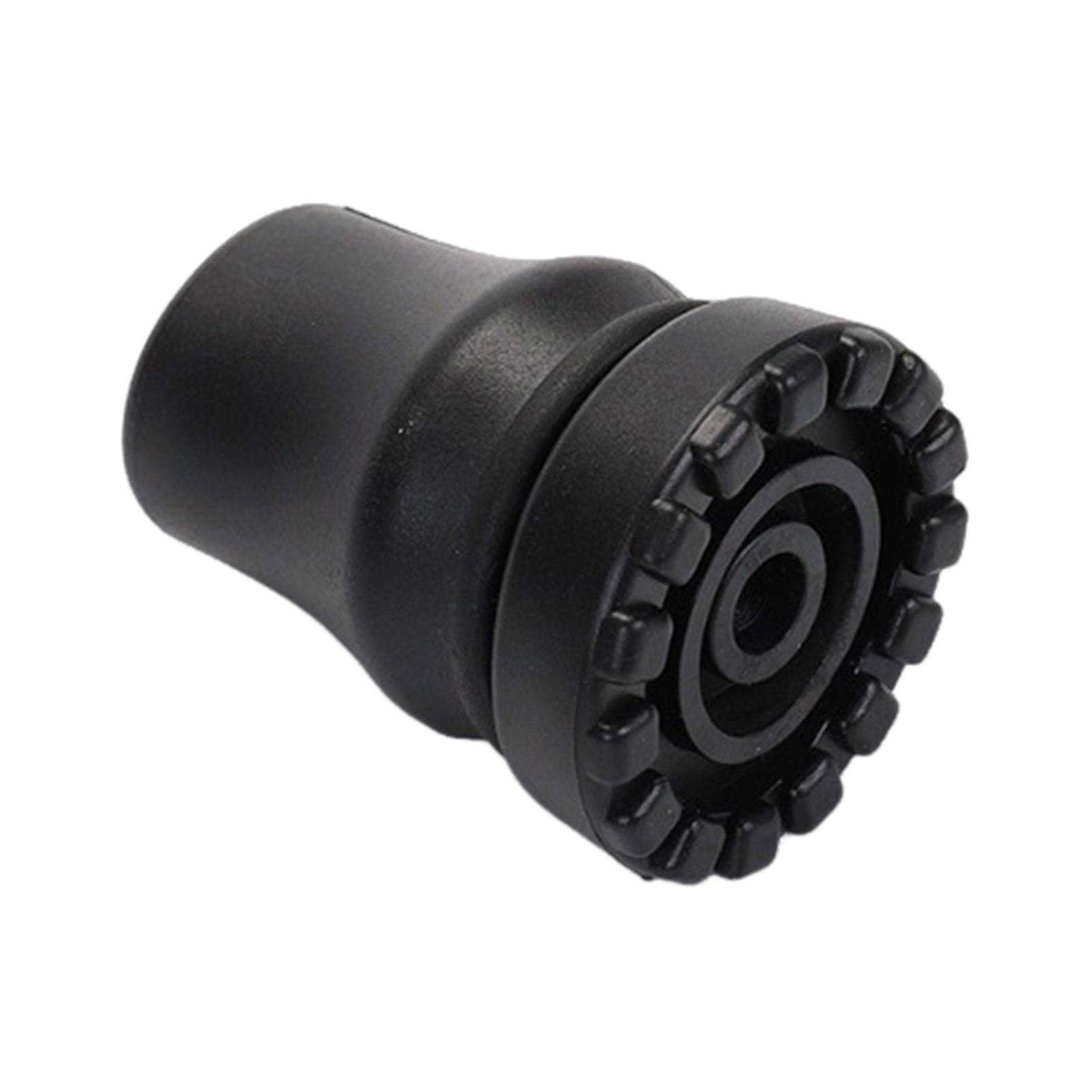Round black rubber cane tip 19 mm #3