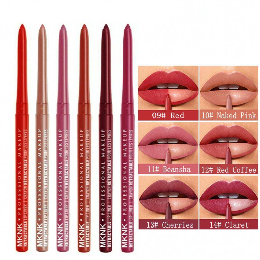 Bean Paste Lip Liner, Automatic Waterproof, Sweat-Resistant