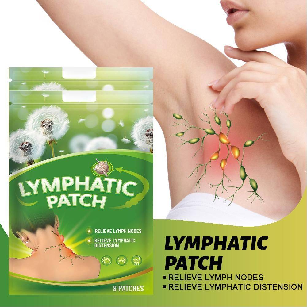 Harmonious 8‑Piece Thermoplastic Lymphatic Drainage Patch Pack – Light Blue #8