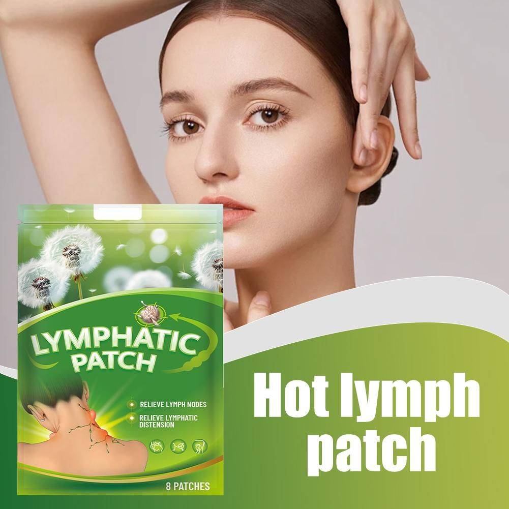 Harmonious 8‑Piece Thermoplastic Lymphatic Drainage Patch Pack – Light Blue #12
