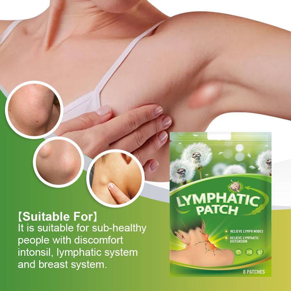 Sumifun Lymphatic Detox Patch 1/2 unit for lymph node, breast, axillary, neck discomfort — thermal lymphatic drainage patch #4