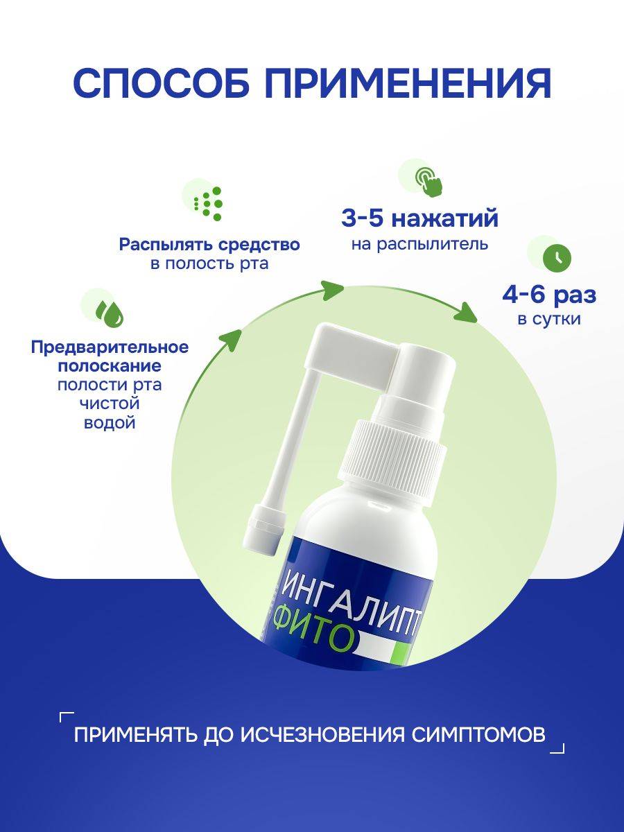 Pharmgroup Ingalipt Phyto 50ml Throat Spray for Pain Relief #7