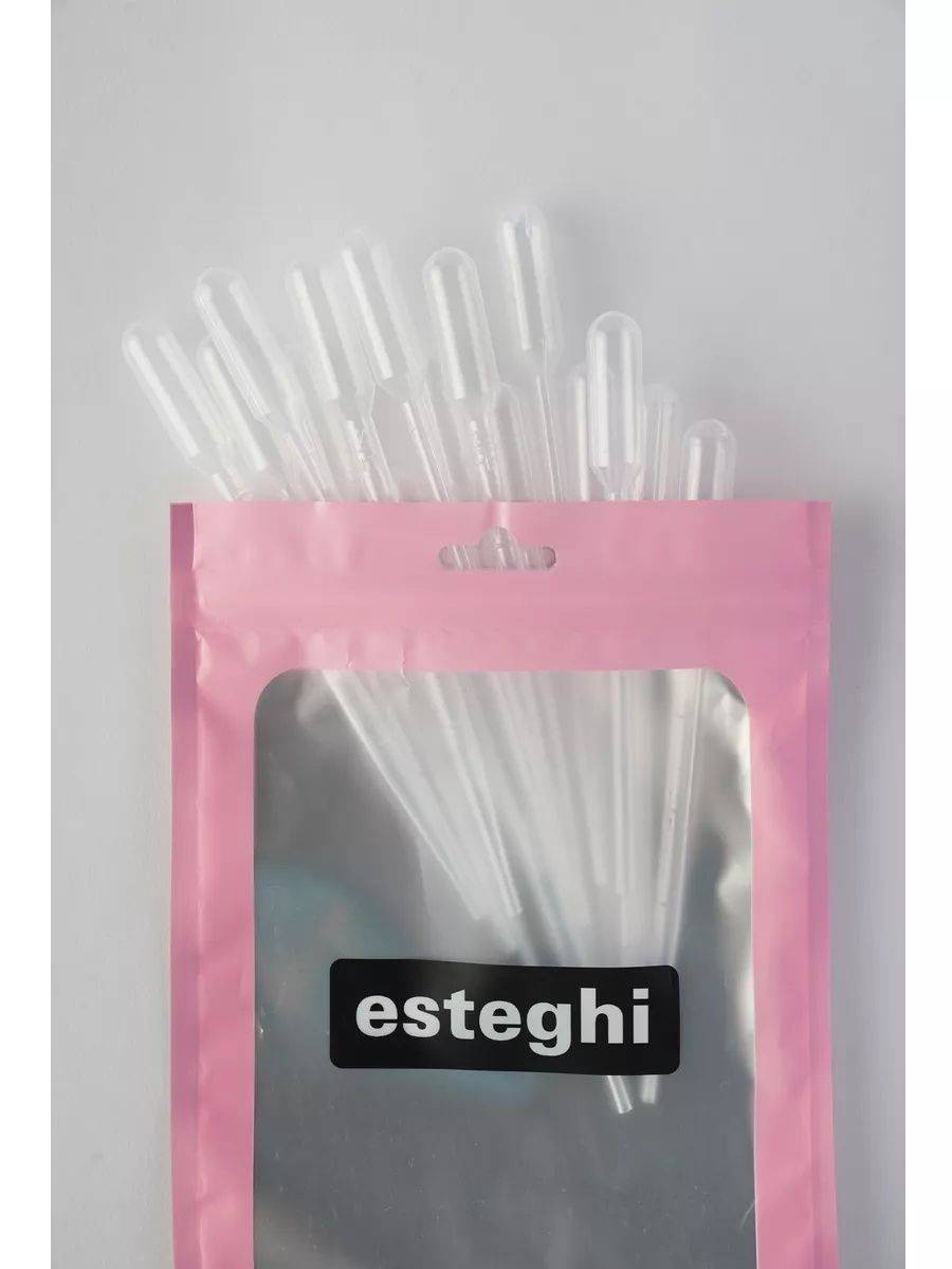 Esteghi Pasteur Plastic Pipette 2 mL, 15 Count, Polyethylene #5