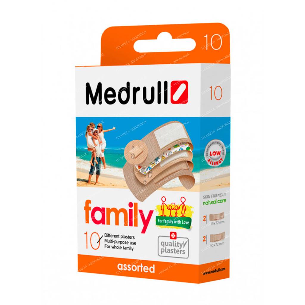 Plasters Medrull Family assorted №10