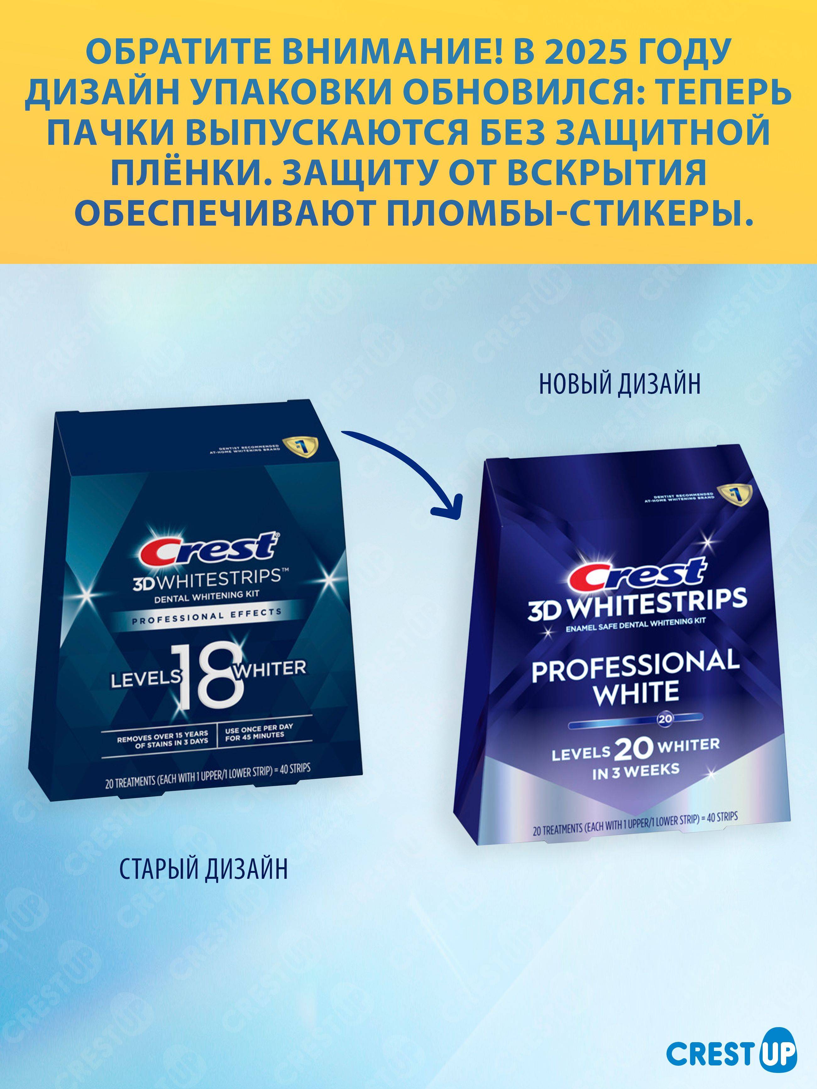 Crest 3D Whitestrips Professional White (Professional Effects) #2