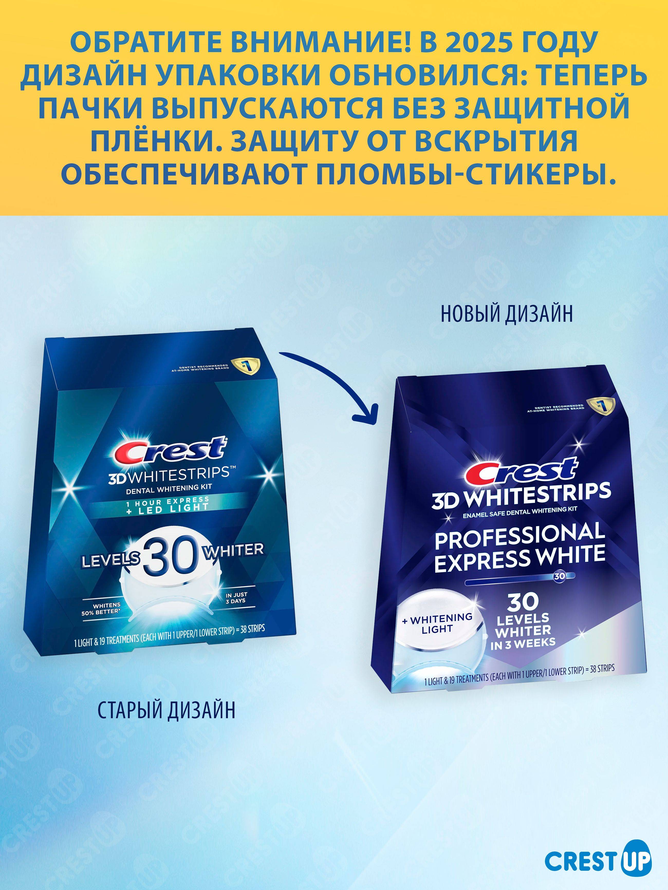 Crest 3D Whitestrips Professional Express White Light (Hour Light) #2