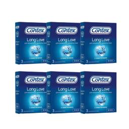 Contex Long Love Condoms with Anesthetic Pack of 18 18 Count, 3 Count #1