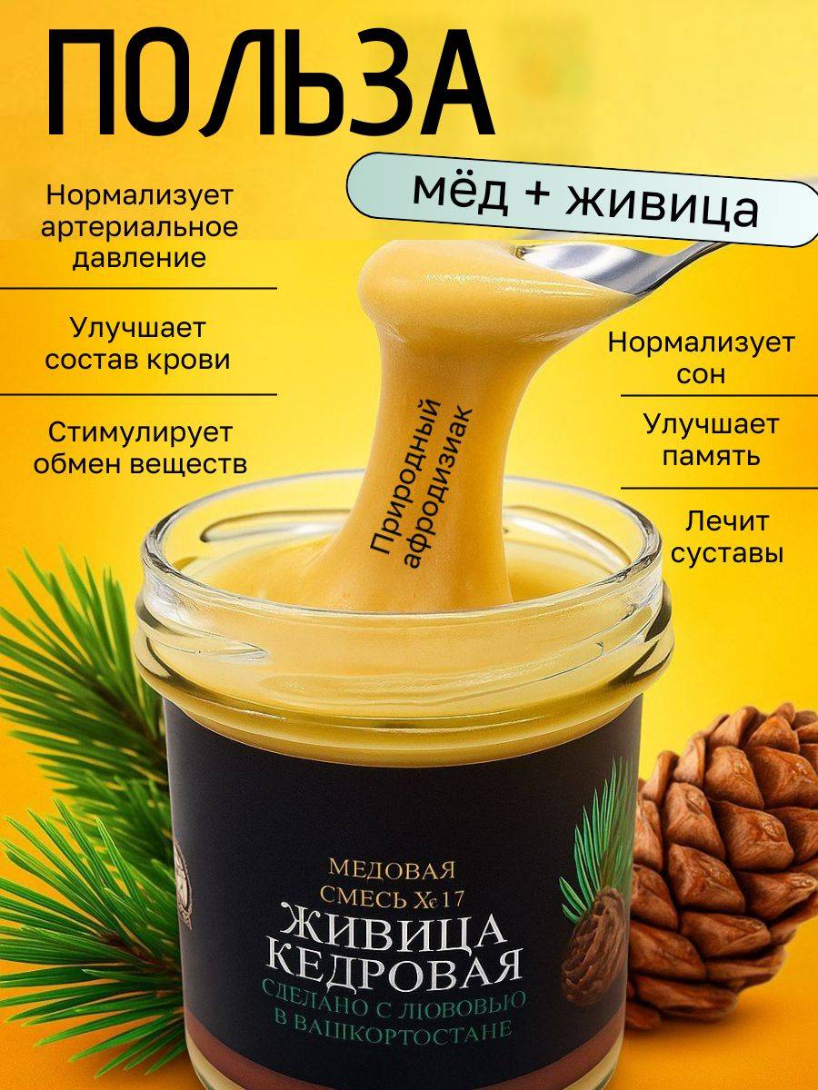Dikiy Med Natural Pine Resin Paste with Honey, No Sugar Added, 200 g #7