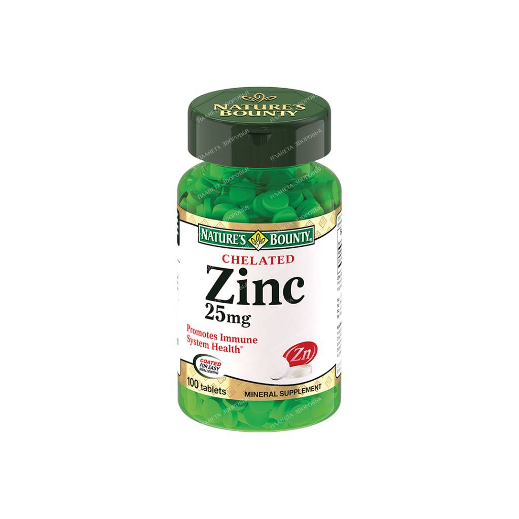 Zinc chelate tablets No. 100